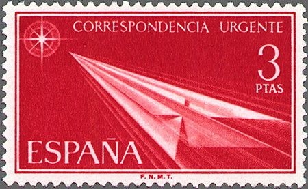 ESPAÑA 1965 1671 Sello Nuevo Correspondencia Urgente Yv1331 Espana Spain Espagne Spagna Spanje Spanien 