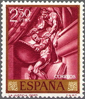 z vendido ESPAÑA 1966 1716 Sello Nuevo Pintor José Mª Sert La Justicia Espana Spain Espagne Spagna Spanje Spanien 