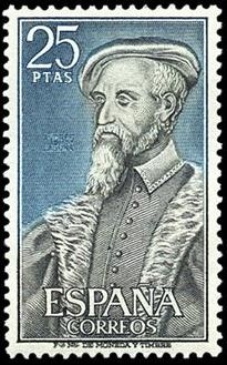 ESPAÑA 1967 1794 Sello Nuevo Personajes Españoles Andres Laguna Yv1447 Espana Spain Espagne Spagna Spanje Spanien 