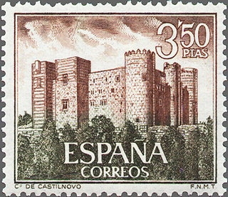 z vendido ESPAÑA 1969 1930 Sello Nuevo Castillos de España Castilnovo (Segovia) Espana Spain Espagne Spagna Spanje Spanien 