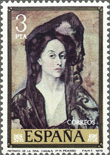 z vendido ESPAÑA 1978 2481 Sello Nuevo Serie Pablo Ruiz Picasso Retrato de la Sra. Canals Espana Spain Espagne Spagna Spanje Spanien 