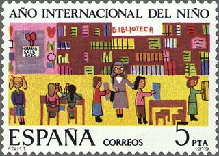 z vendido ESPAÑA 1979 2519 Sello ** MNH Año Internacional del niño Dibujo infantil Espana Spain Espagne Spagna Spanje Spanien 