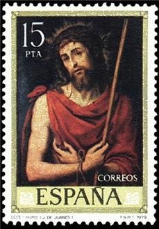 z vendido ESPAÑA 1979 2539 Sello Nuevo Día del Sello. Juan de Juanes IV Cent. de su Muerte Ecce-Homo Espana Spain Espagne Spagna Spanje Spanien 