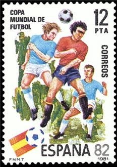 z vendidoESPAÑA 1981 2613 Sello Nuevo Copa Mundial de Futbol ESPAÑA'82 Jugadas Yvert2241 Scott2234 Espana Spain Espagne Spagna Spanje Spanien 