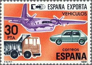 z vendido ESPAÑA 1981 2628 Sello Nuevo España Exporta Vehiculos de Transporte Yvert2256 Scott2249 Espana Spain Espagne Spagna Spanje Spanien 