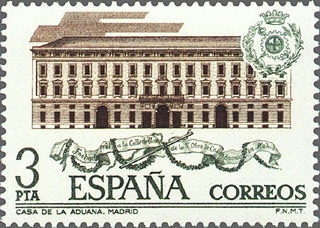 z vendido ESPAÑA 1976 2327 Sello Nuevo Edificios Aduanas Casa de la Aduana Madrid Espana Spain Espagne Spagna Spanje Spanien 
