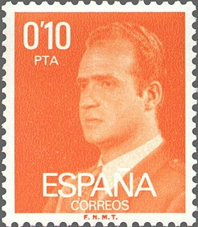 ESPAÑA 1977 2386 Sello Nuevo Serie Basicas Rey Don Juan Carlos I 0,10p Espana Spain Espagne Spagna Spanje Spanien 