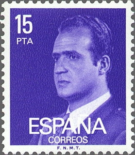 z vendido ESPAÑA 1977 2395 Sello Nuevo Basica Rey Don Juan Carlos I 15p sin goma