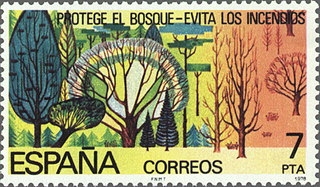 ESPAÑA 1978 2471 Sello Nuevo Proteccion de la Naturaleza Proteccion de los Bosques Espana Spain Espagne Spagna Spanje Spanien 