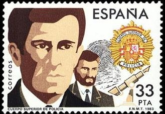 z vendido ESPAÑA 1983 2694 Sello Nuevo Cuerpos de Seguridad del Estado. Cuerpo Superior de Policia Yvert2312 Scott2318 Espana Spain Espagne Spagna Spanje Spanien 