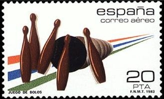z vendido ESPAÑA 1983 2696 Sello Nuevo Deportes. Bolos YvertA303 ScottC184 Espana Spain Espagne Spagna Spanje Spanien 
