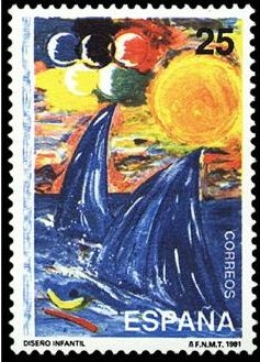 z vendido ESPAÑA 1991 3107 Sello Nuevo Olimpiadas del 92 Diseño Infantil ganador Concurso Filatelico Escolar Michel2983 Scott2645 Espana Spain Espagne Spagna Spanje Spanien 
