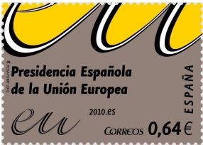 España 2010 4548 Sello ** Presidencia Española en la Unión Europea Timbre Espagne Spain Spagna