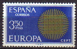 España 1970 1973 Sello ** Serie Europa CEPT completa Timbre Espagne Spain Spagna Espana Espanha Spanje Spanien Spanie Stamps Briefmarke Francobolli Timbre Postal Postzegel Selo Postal