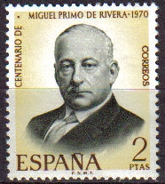 ESPAÑA 1970 1976 Sello Nuevo Centenario del nacimiento de Miguel Primo de Rivera MNH Espana Spain Espagne Spagna Spanje Spanien 