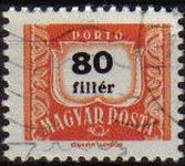Hungria 1953 Scott J225 Sello Numero Basicos usado Magyar Posta Ungarn Hungary Hongrie Ungheria Hongarije 