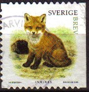 SUECIA 2005 Scott 2518 Sello Fauna Cachorillo Lince usado Sweden Sverige 