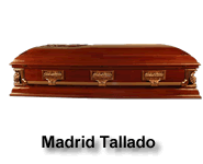 ATAÚD MODELO MADRID TALLADO