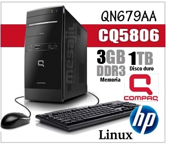 PC Escritorio HP-Compaq Presario CQ5806 AMD E350