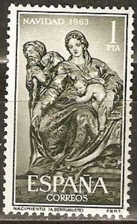 España 1963 1535 Sello ** Navidad Berruguete Completa Timbre Espagne Spain Spagna Espana Spanje Spanien 