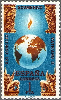 España 1966 1695 Sello ** Concilio Ecumenico Vaticano II Timbre Espagne Spain Spagna Espana Spanje Spanien Yv1357 Completa 