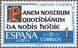 z vendido España 1963 1512 Sello ** Campaña contra el hambre Timbre Espagne Spain Spagna Espana Spanje Spanien 