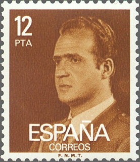 España 1976 2349 Sello * Rey D. Juan Carlos I 12 pts sin goma Timbre Espagne Spain Spagna