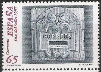 z vendido España 1997 3471 Sello ** Dia del Sello Boca de Buzon de Piedra Timbre Espagne Spain Spagna