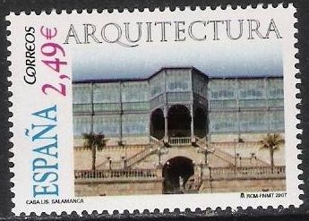 España 2007 4328 Sello ** Arquitectura Casa Lis Salamanca Timbre Timbre Espagne Spain Spagna