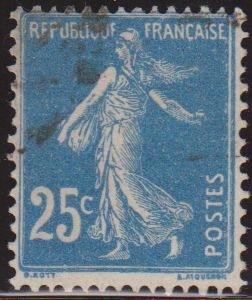 Francia 1906-37 Scott 168 Sello º Sembrador 25c France utilisé usado 