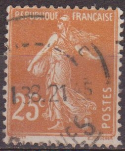 Francia 1906-37 Scott 169 Sello º Sembrador 25c France utilisé usado 