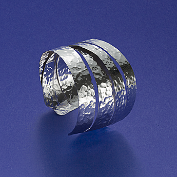 BRAZALETE TWISTER PLATA 