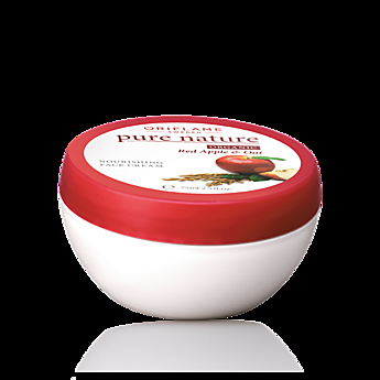 Crema Facial Nutritiva con Manzana Roja y Avena Pure Nature