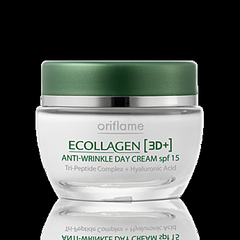 Crema de Día Antiarrugas SPF15 Ecollagen [3D+]