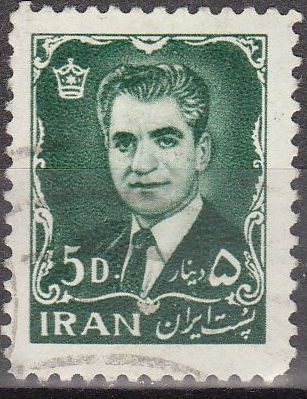 Iran 1965 Scott 1331 Sello º Mohammed Reza Shah Pahlavi 5D Timbre