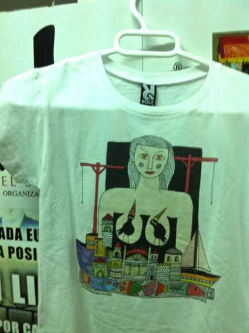 camiseta chica T/S mod. Metáforas del mundo.