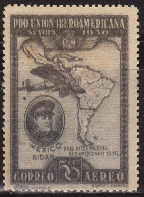 España 1930 586 Sello * Pro Union Iberoamericana Sevilla Cabral y Coutinho 50c Timbre Espagne Espana stamps Spain