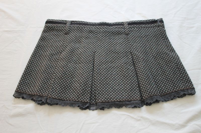 Falda en tonos azules