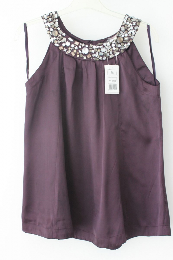 Blusa de raso