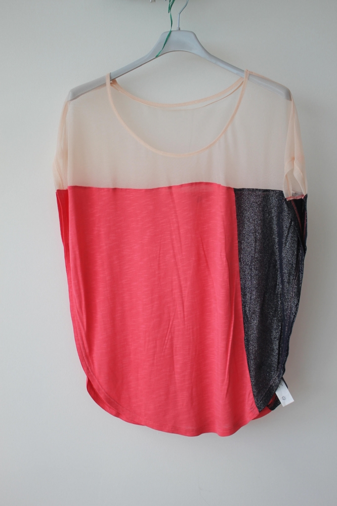 Top en tono rosa