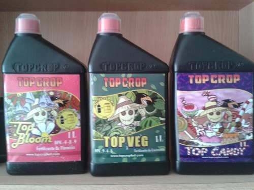 KIT 1: TOP CROP 250ml x3 VEG, CANDY Y BLOOM