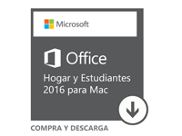 Microsoft Office For Mac Home and Student 2016 - Licencia - Descarga 