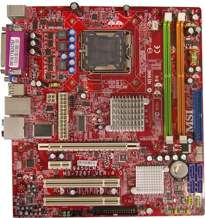 BOARD MSI 945GCM7-L A.V.R DDR2 LGRA 775 ($142.000.oo)
