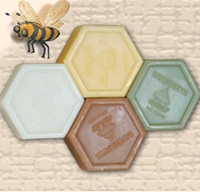 Jabón hexagonal de Miel 100 gr.