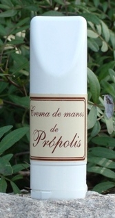 Crema de manos de propoleo