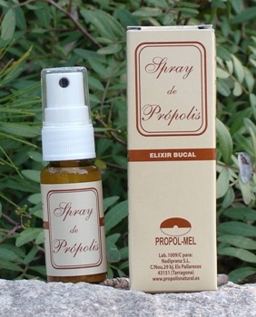 Spray bucal de propoleo