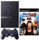 Playstation 2 (Two) + WWE Smackdown 2008