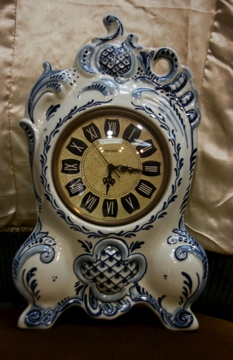 Reloj porcelana