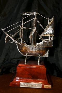 BARCO CALABERA de plata "Sta Mª"