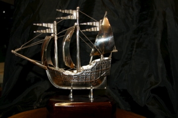 BARCO CALABERA de plata "La Pinta"